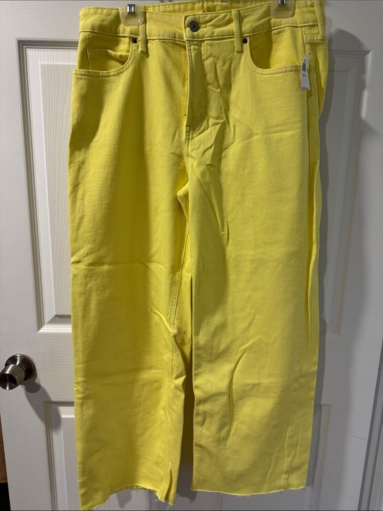 Old Navy Denim - Old Navy Yellow Wide-Leg Jeans